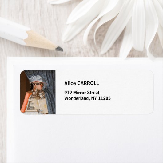 Giuseppe Arcimboldo - The Librarian ラベル (インサイチュ)