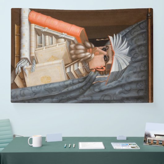 Giuseppe Arcimboldo - The Librarian 横断幕 (トレードショー)