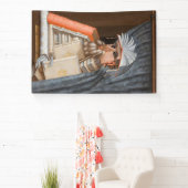 Giuseppe Arcimboldo - The Librarian 横断幕 (インサイチュ)