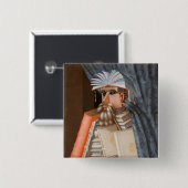 Giuseppe Arcimboldo - The Librarian 缶バッジ (正面&裏面)