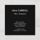 Giuseppe Arcimboldo - Vertumnus - QRコード スクエア名刺 (裏面)