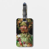 Giuseppe Arcimboldo - Vertumnus - QRコード ラゲッジタグ (裏面縦)