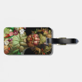 Giuseppe Arcimboldo - Vertumnus - QRコード ラゲッジタグ (裏面横)