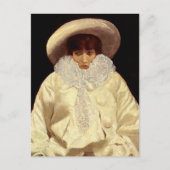Giuseppe De Nittisによる「Sarah Bernhardt as Pierrot」 ポストカード (正面)