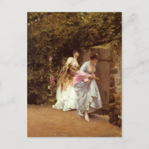 Giuseppe de Nittis – ダンスから戻る ポストカード