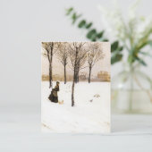 Giuseppe de Nittis – 冬の風景 ポストカード (スタンド正面)