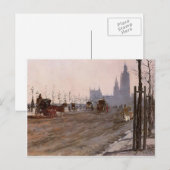 Giuseppe de Nittis-The Victoria Embankment，ロンドン ポストカード (正面/裏面)