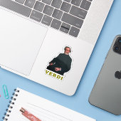 Giuseppe Verdi シール (ノートパソコンとiPhone)
