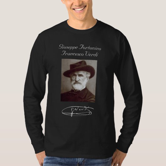 GIUSEPPI FORTUNINOフランチェスコVERDI Tシャツ (正面)