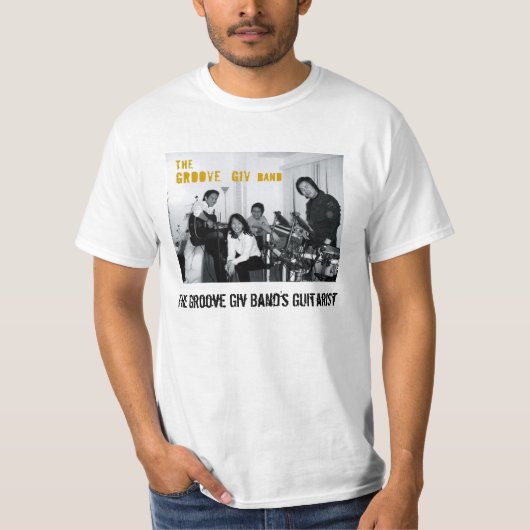 giv_2の溝のGivバンドのボーカリストに溝を作って下さい Tシャツ (正面)