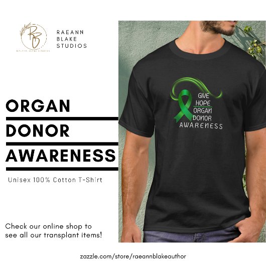 Give Hope Organ Donor Awareness T-Shirt Tシャツ