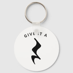 Give It A Rest Musician Funny Music Humor キーホルダー