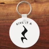 Give It  A Rest Musician Funny Music Humor  キーホルダー (正面)