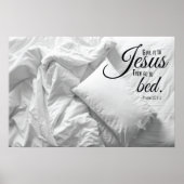 GIVE IT TO JESUS Psalm 127 Christian Quote ポスター (正面)