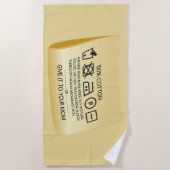 Give it to your mom 1 ビーチタオル (正面)