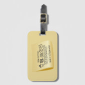 Give it to your mom 1 ラゲッジタグ (正面縦)