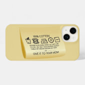 Give it to your mom 1 iPhoneケース (裏面横)
