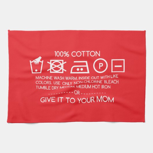 Give it to your mom 4 キッチンタオル (横)