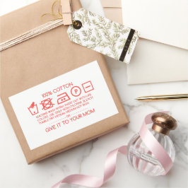 Give it to your mom 4 長方形シール