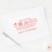 Give it to your mom 4 長方形シール (封筒)