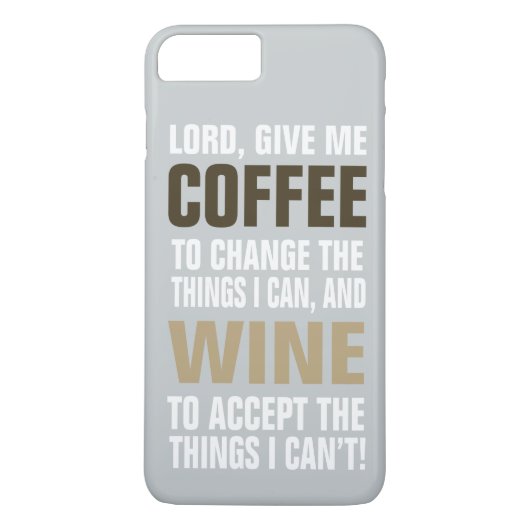 Give Me Coffeeおよびワイン主! Case-Mate iPhoneケース (裏面)