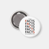 Give me facts not alternative facts マグネット (正面/裏面)