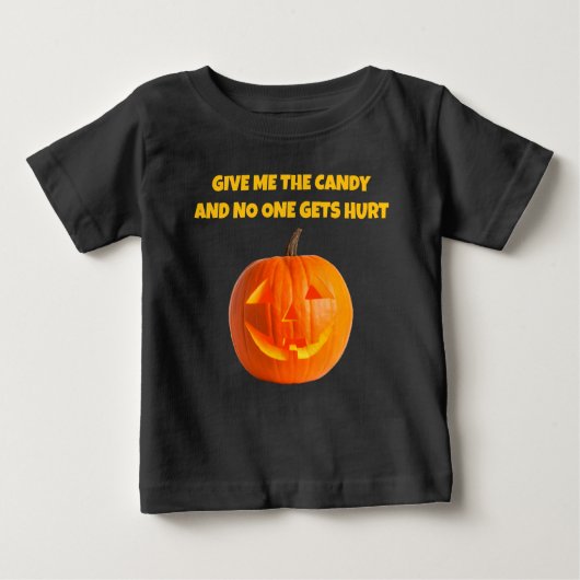 Give Me The Candy Baby T-Shirt ベビーTシャツ (正面)