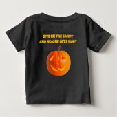 Give Me The Candy Baby T-Shirt ベビーTシャツ (裏面)