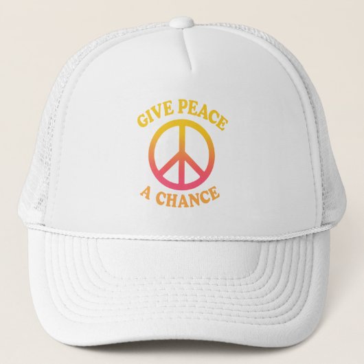 'Give Peace a Chance' Cap キャップ (正面)