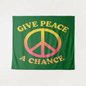 'Give Peace a Chance' Tapestry タペストリー (正面(横))
