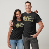 GIVE PIZZA A CHANCE - Funny Pizza Tシャツ (ユニセックス)