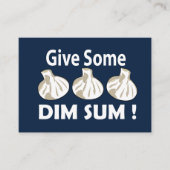 Give Some Dim Sum Restaurant 名刺 (正面)