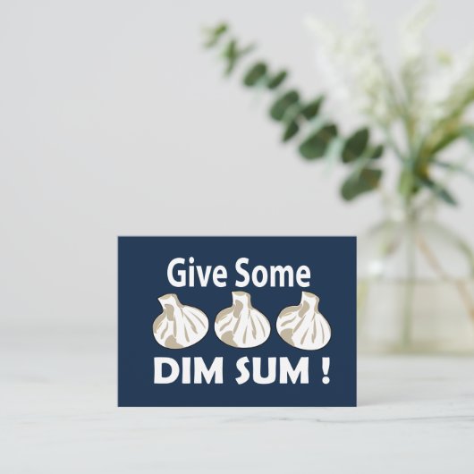 Give Some Dim Sum Restaurant 名刺 (スタンド正面)