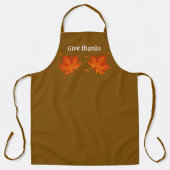 Give Thanks Autumn Apron エプロン (正面)