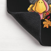 Give Thanks Bro Thanksgiving Toddler Kids Girls Bo マウスパッド (コーナー)