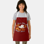 'Give Thanks, Choose Peace' All-Over Print Apron エプロン (インサイチュ)