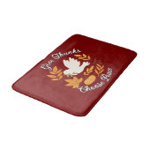 'Give Thanks, Choose Peace' Bath Mat バスマット (アングル)