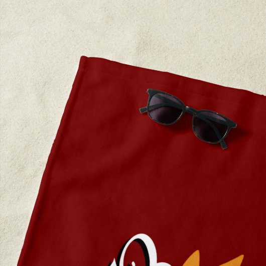 'Give Thanks, Choose Peace' Beach Towel ビーチタオル (インサイチュ)