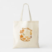 'Give Thanks, Choose Peace' Budget Tote Bag トートバッグ (裏面)