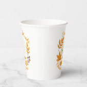 'Give Thanks, Choose Peace' Paper cup 紙コップ (右)