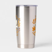 'Give Thanks, Choose Peace' Water Bottle 保温保冷タンブラー (左面)