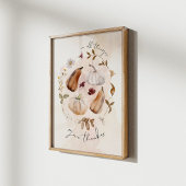 Give Thanks Fall Art Print ポスター