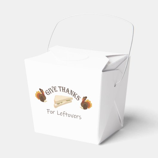 Give Thanks For Leftovers フェイバーボックス (正面サイド)