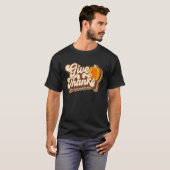 Give Thanks Fun Turkey Thanksgiving Family Men Wom Tシャツ (正面フル)