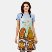 Give Thanks Gmomes エプロン (着用した状態)