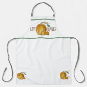 Give Thanks Pumpkin Harvest All-Over Print Apron エプロン (正面)