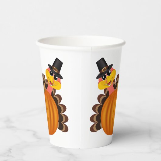 Give Thanks Thanksgiving 紙コップ (右)