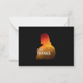 GIVE THANKS THANKSGIVING CARD ノートカード (正面)