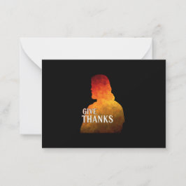 GIVE THANKS THANKSGIVING CARD ノートカード
