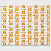 Give Thanks Thanksgiving Wrapping Paper ラッピングペーパー (フラット)